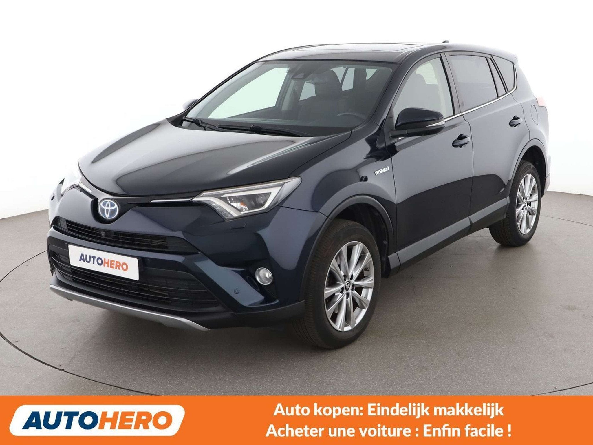 Toyota RAV4 2.5 Hybrid Collection (automatique), Autos, Cuir, Euro 6, Noir, 5 portes