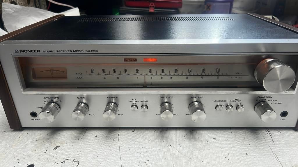 Pioneer receiver sx 550, Audio, Tv en Foto, Ophalen of Verzenden, Zo goed als nieuw, Pioneer