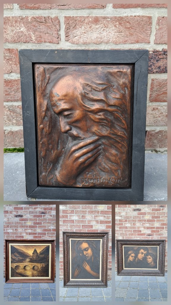 Schilderijen en brons van Georges Wasterlain, Ophalen