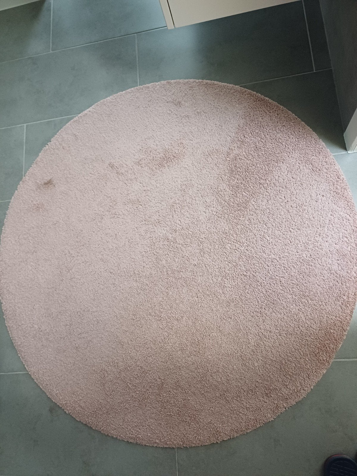 roze ronde tapijt, Ophalen, Roze