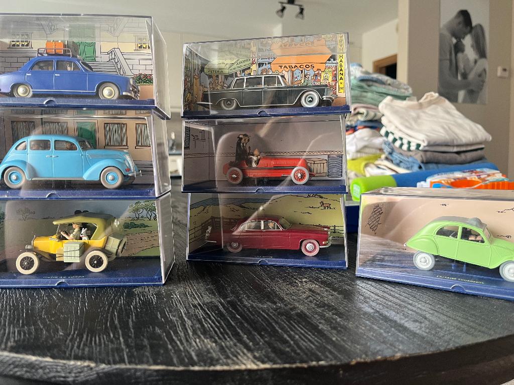 Tintin / Kuifje auto’s Atlas collectie - 7 stuks, Verzamelen, Ophalen of Verzenden, Nieuw
