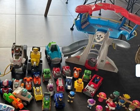 Grote Paw Patrol set - alles werkt !, Enlèvement, Utilisé