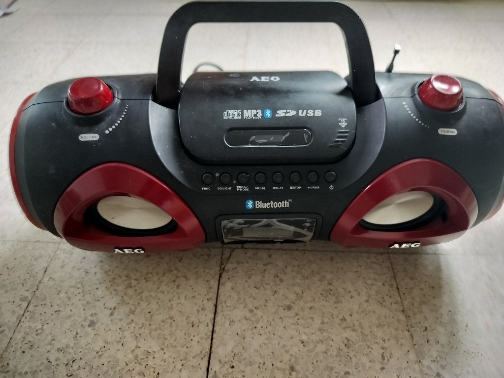 Radio CD AEG, Enlèvement, Utilisé, Radio, Avec lecteur de CD