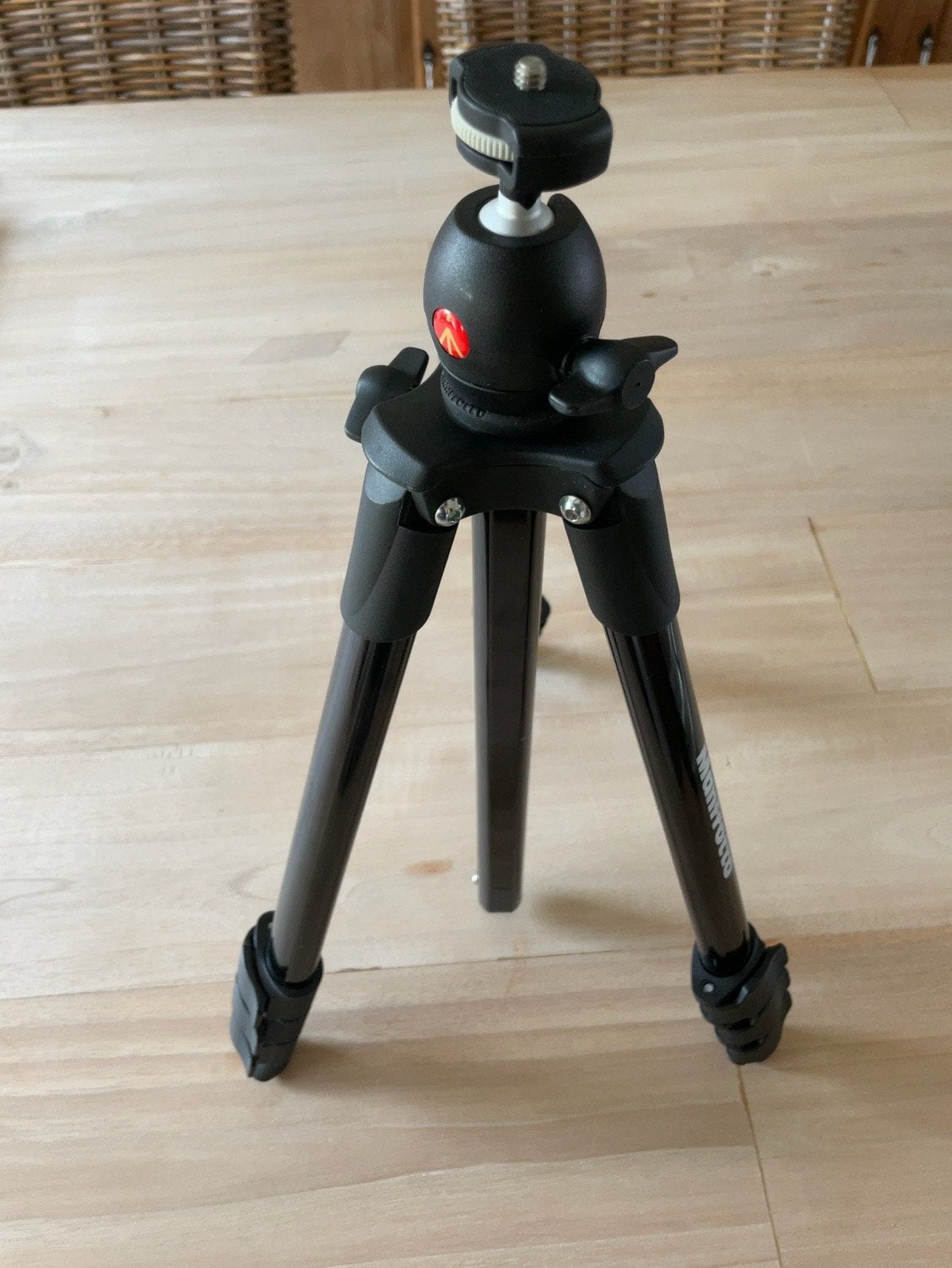 Manfrotto Compact Light Camerastatief MKCOMPACTLT-BK – Zwart, Audio, Tv en Foto, Fotografie | Statieven en Balhoofden, Ophalen