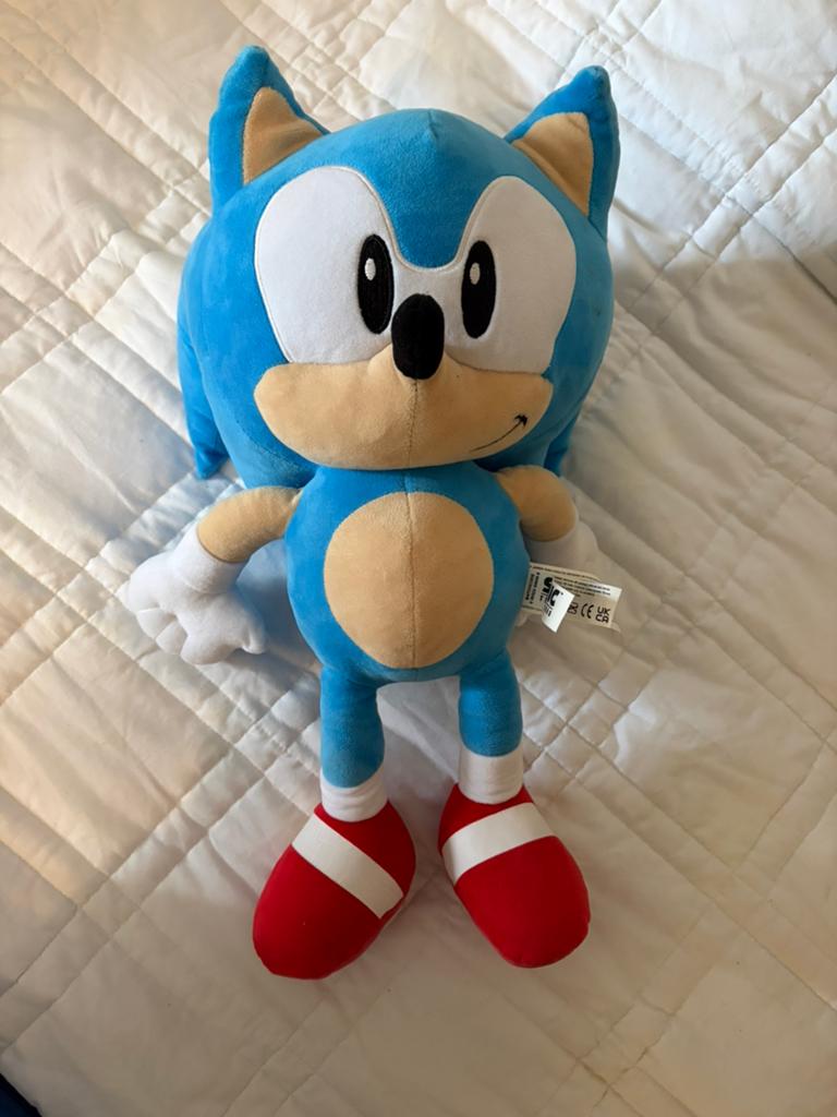 Sonic knuffel, Ophalen, Zo goed als nieuw