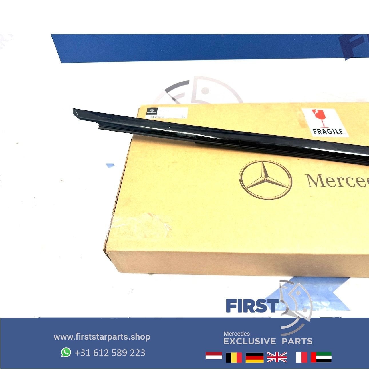 W205 S205 RAAMSNOR Mercedes C KLASSE  RAAMLIJST DEURLIJST ZW, Auto-onderdelen, Gebruikt, -, Ophalen of Verzenden, -