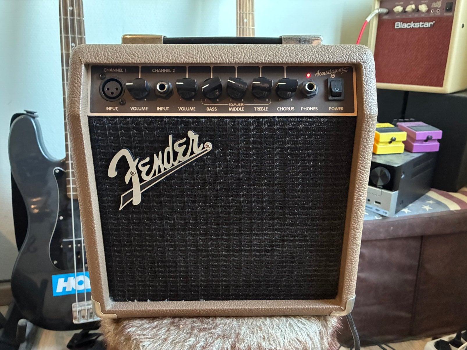 Fender Acoustasonic 15 versterker, Muziek en Instrumenten, Ophalen of Verzenden, Zo goed als nieuw, Gitaar