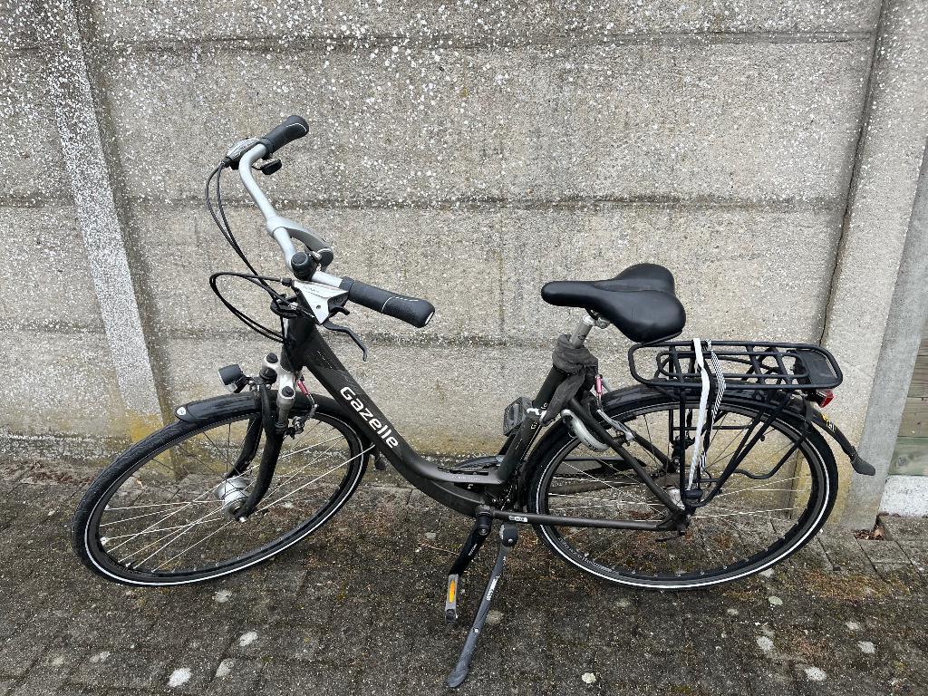 Gazelle damesfiets, Fietsen en Brommers, Fietsen | Dames | Damesfietsen, Ophalen, Gebruikt, Velgrem, Versnellingen