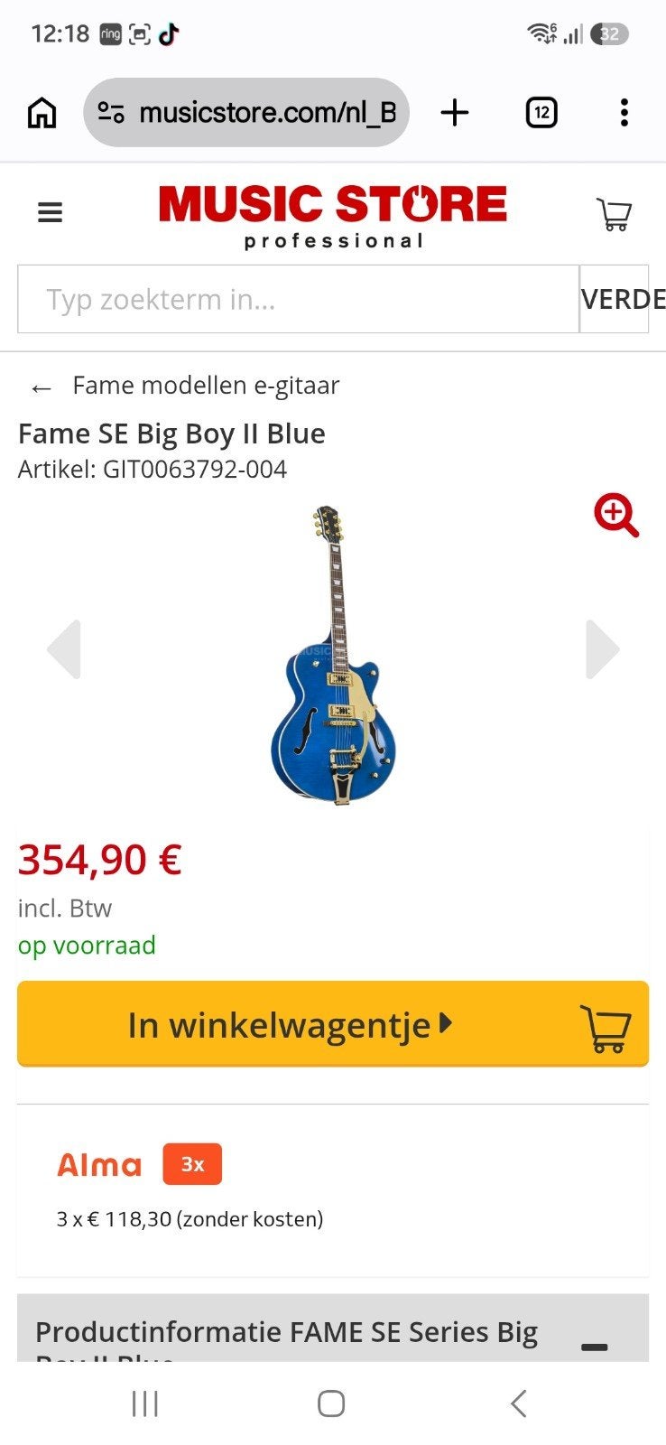 Fame se Big Boy blue, Ophalen