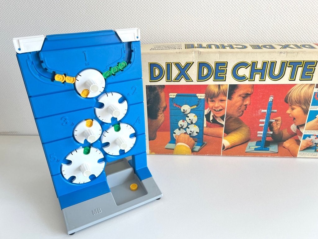 Jeu Dix de chute - MB 1977, Hobby & Loisirs créatifs, MB, Enlèvement ou Envoi, Aucun, Utilisé