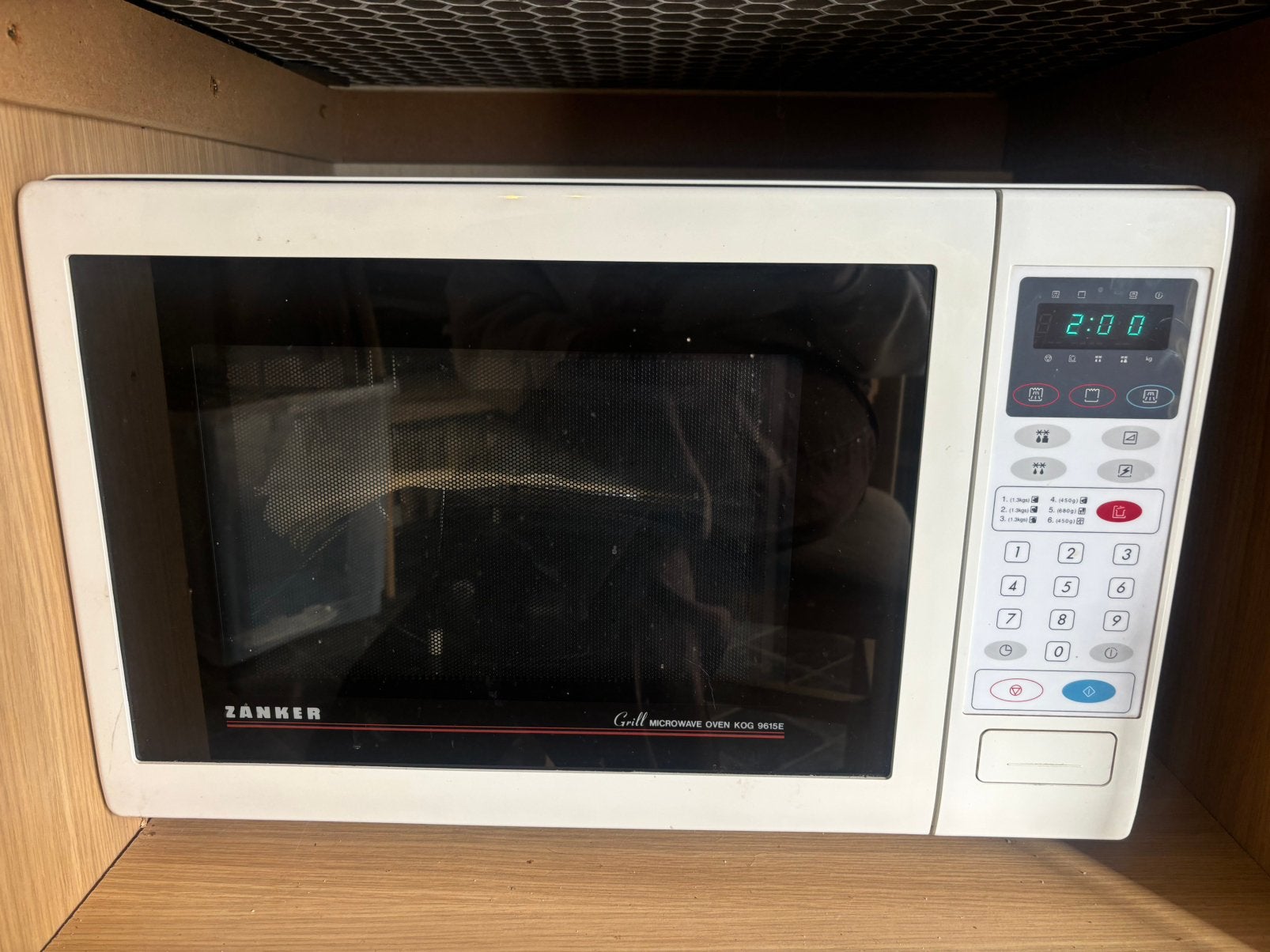 Gril à micro-ondes Zanker, Gril, Enlèvement, Utilisé, Micro-ondes
