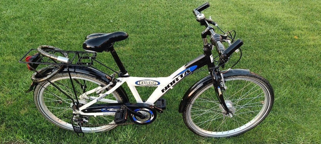 Jongensfiets Norta Force, Fietsen en Brommers, Ophalen, 22 inch, Velgrem, Zo goed als nieuw