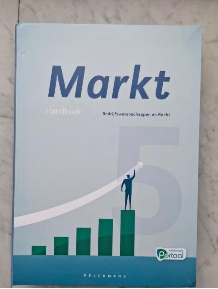 MARKT – Handboek Bedrijfswetenschappen en Recht, Neuf, Enlèvement ou Envoi, Secondaire, Autres matières