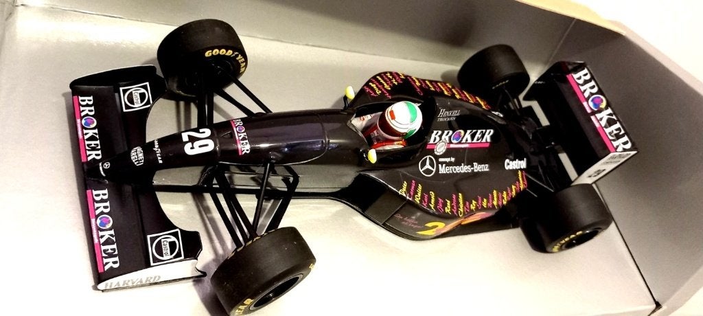 1/18 Sauber Mercedes C13 #29 A.De Cesaris Canada GP 1994, Ophalen of Verzenden, Nieuw, Auto, MiniChamps