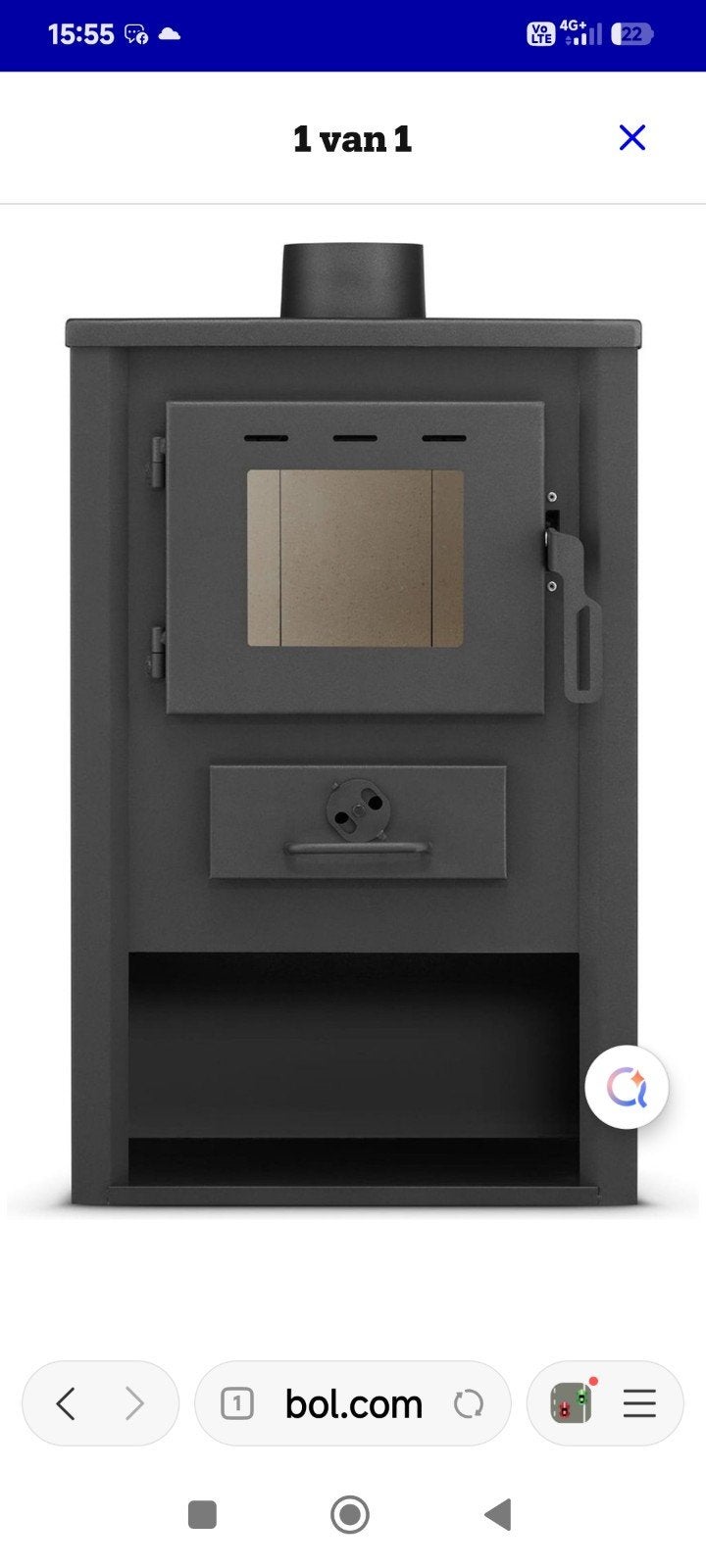 nieuwe houtkachel 12 kw, Huis en Inrichting, Kachels, Ophalen, Houtkachel