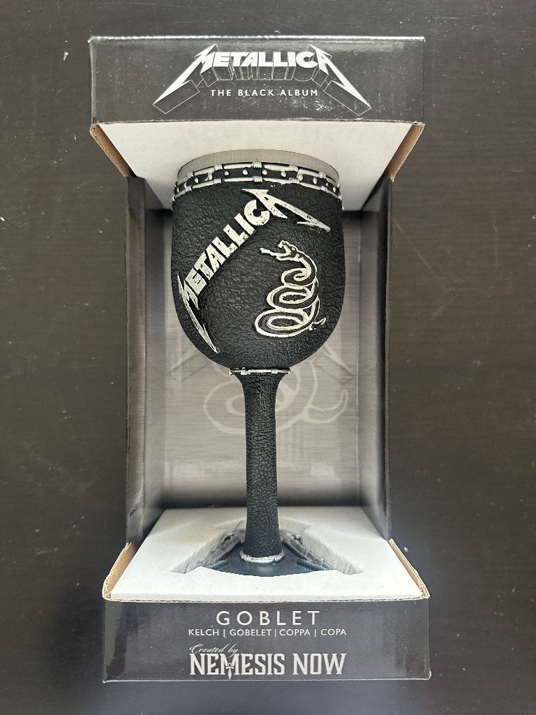Metallica Nemesis Now Goblet Black Album NIEUW NOOIT GEOPEND, Ophalen of Verzenden, Nieuw in verpakking, Heavy metal, Overige typen