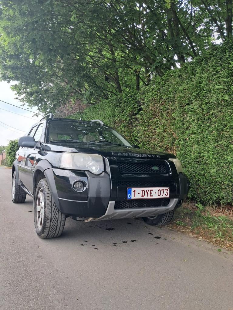 Freelander TD4  2004, Auto's, 1951 cc, 4 cilinders, Zwart, Leder