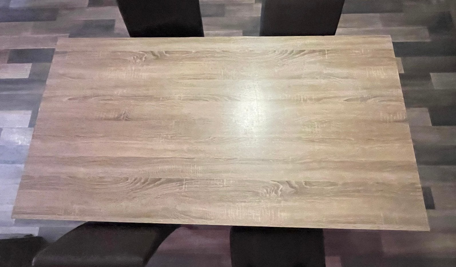 Eettafel met 4 stoelen, Huis en Inrichting, Tafels | Eettafels, Ophalen, Gebruikt, Eikenhout, Vier personen