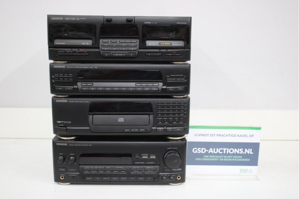 Kenwood stereoset - cassette, tuner, CD speler, versterker, TV, Hi-fi & Vidéo, Chaîne Hi-fi, Niet ingevuld, Niet ingevuld, Niet ingevuld