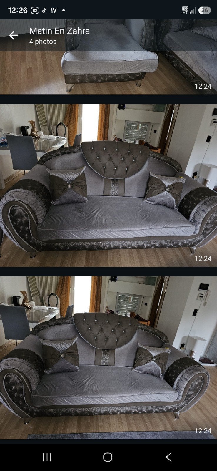 Ik verkopen mijn zetel staat perfect en, Particulier