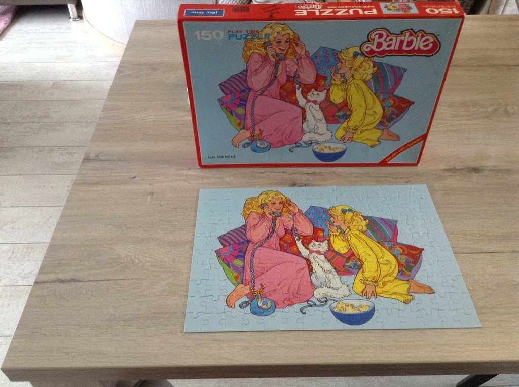 Puzzle vintage Barbie (150 pièces), Enlèvement ou Envoi, Utilisé