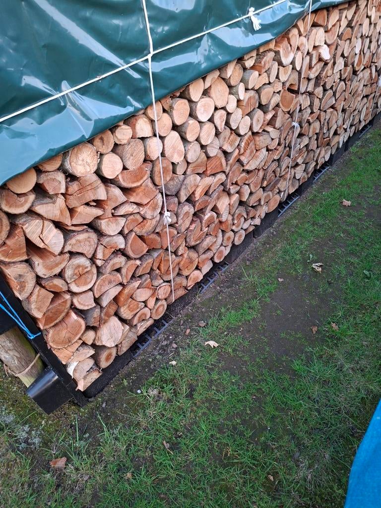 8, 5 cube brandhout en een beetje berk, Tuin en Terras, Ophalen