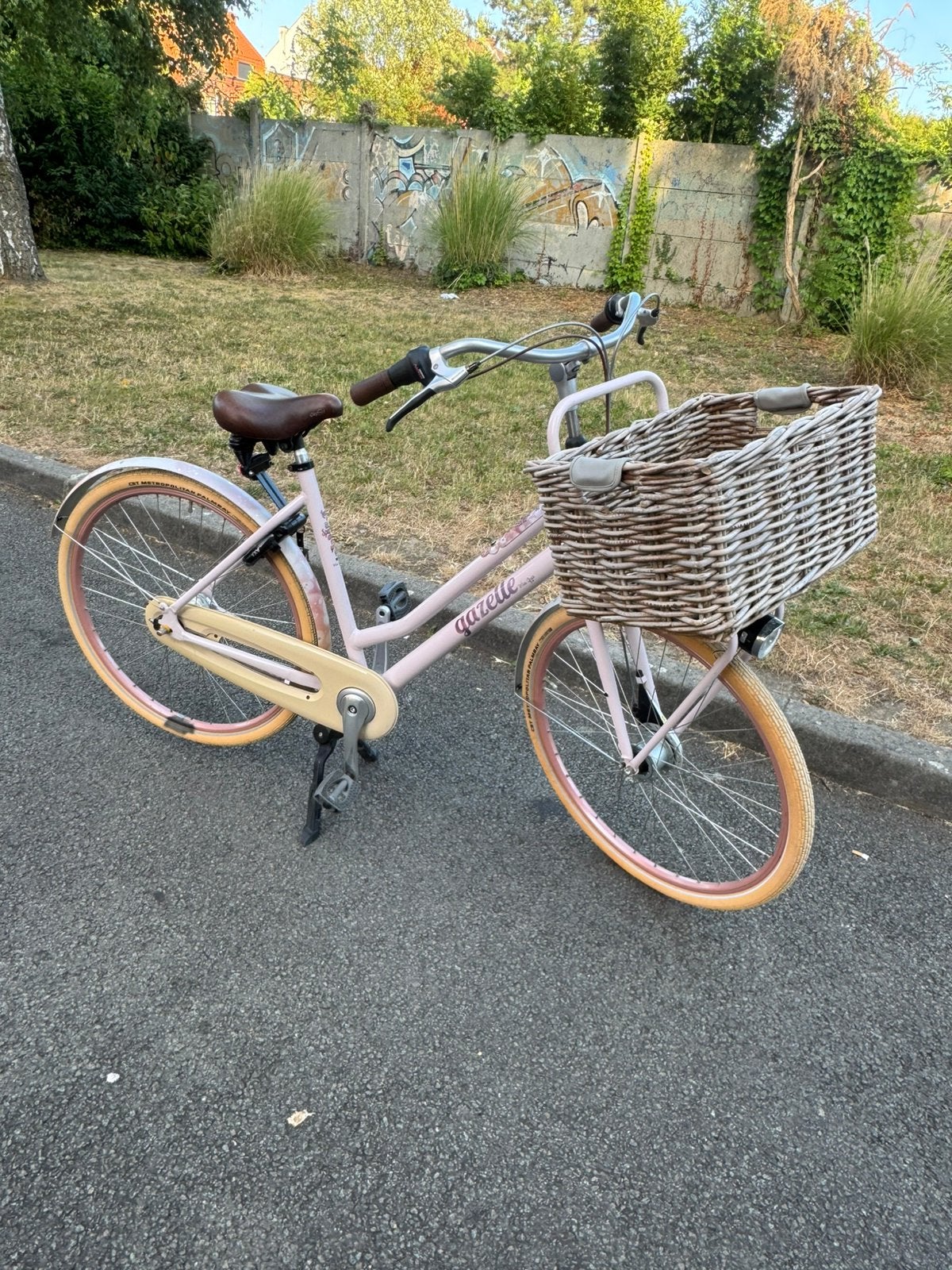 Vélo Gazelle Miss grace 28 pouces 7V avec porte-bagages., 53 à 56 cm, Enlèvement, Comme neuf, Frein à main