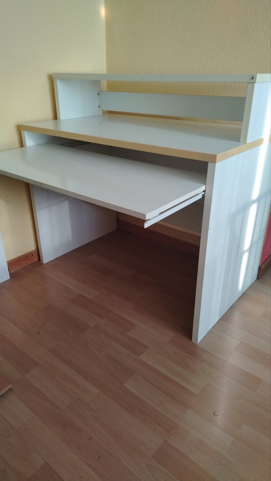 computermeubel, Ophalen, Wit
