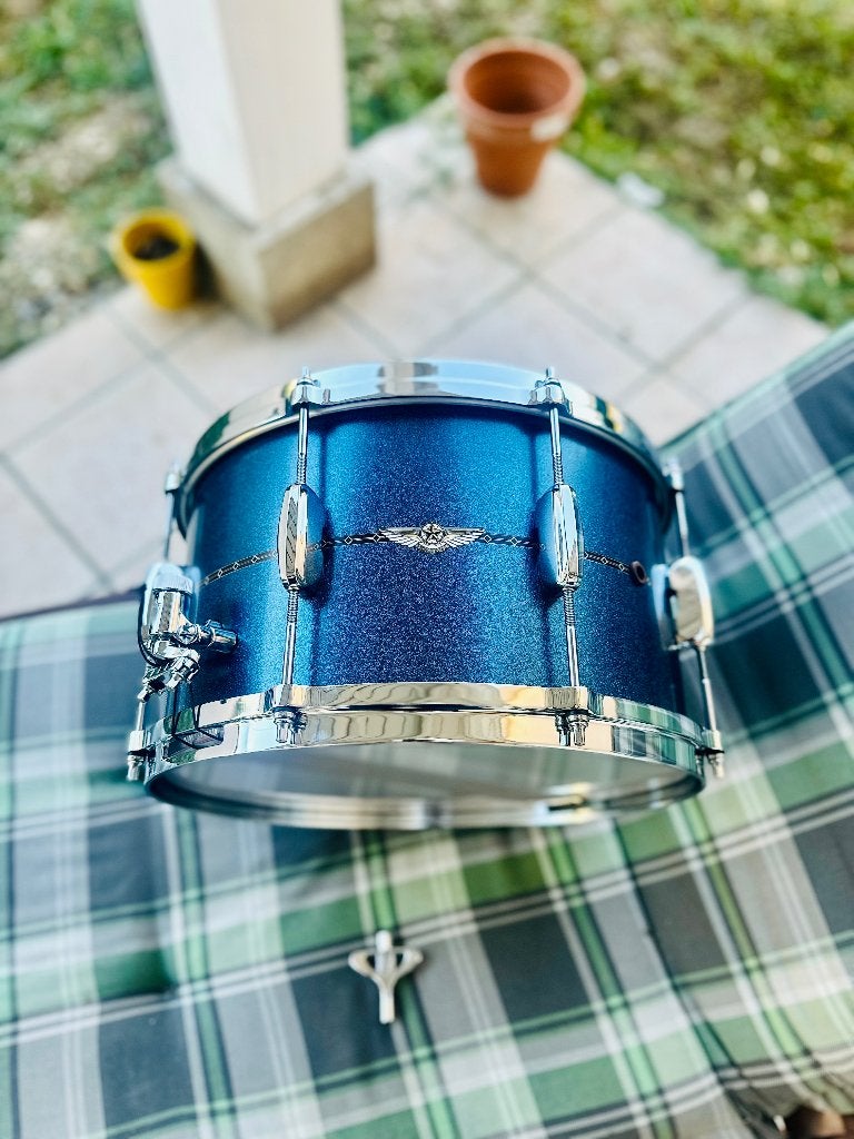 Tama star bubinga 14x8 satin blue metallic, Muziek en Instrumenten, Drumstellen en Slagwerk, Zo goed als nieuw, Tama, Ophalen of Verzenden