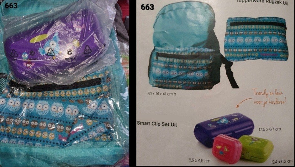 Tupperware School / Werk setjes met tas (zie omschrijving), Huis en Inrichting, Keuken | Tupperware, Overige kleuren, Overige typen