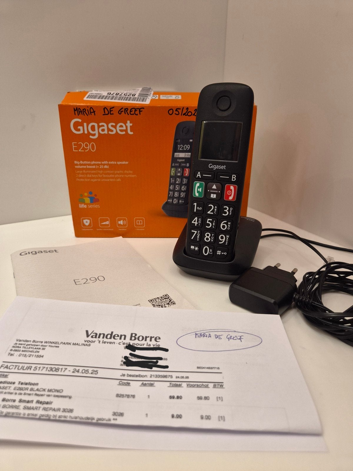 Gigaset E290R, Ophalen of Verzenden, Nieuw, 1 handset