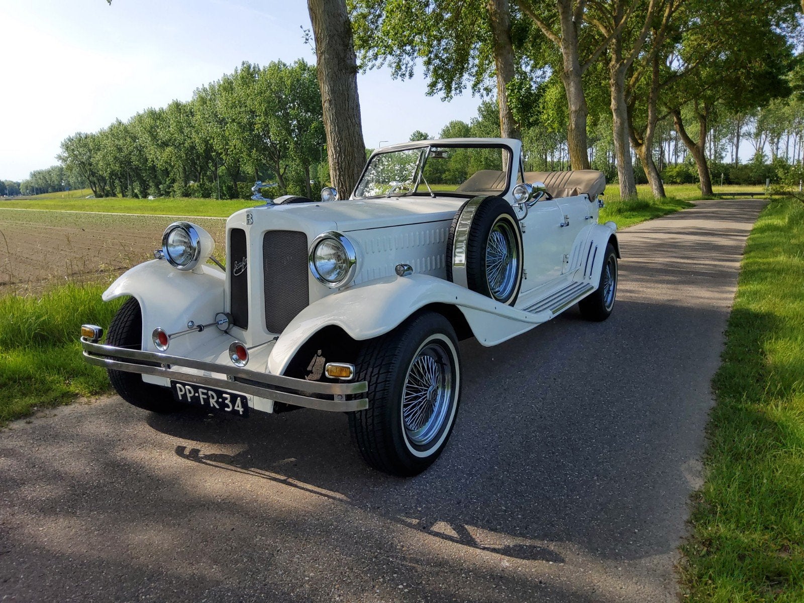 Beauford serie 1981 Trouwauto, Auto's, Oldtimers, Automaat, Beige, Cabriolet, Beige