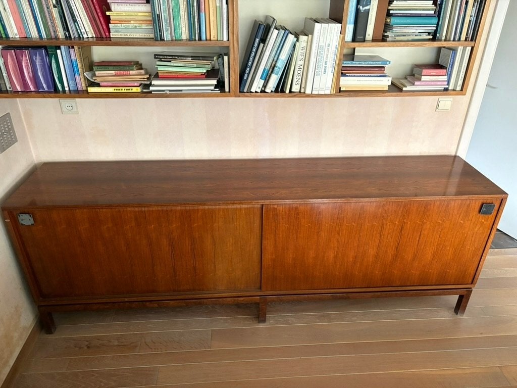 vintage dressoirkast in palisander Alfred Hendrickx Belform, Ophalen