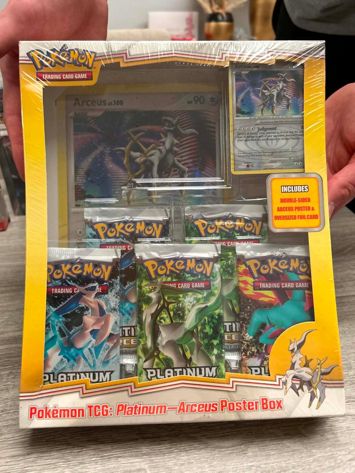 platinum arceus poster box !, Enlèvement ou Envoi