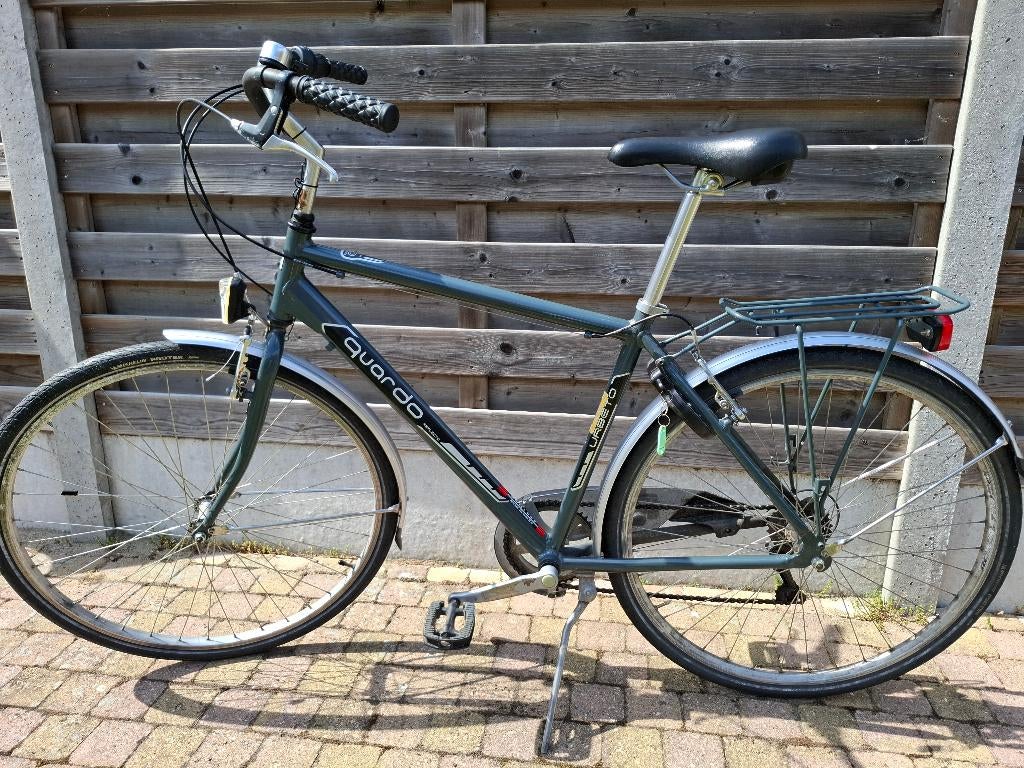Mannen fiets, Fietsen en Brommers, Gebruikt, Versnellingen, 65 cm of meer, Ophalen