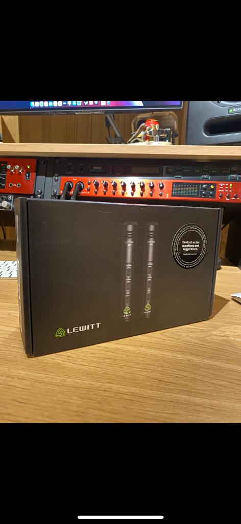 Lewitt LCT 140 AIR Stereo (als nieuw!), Musique & Instruments, Microphones, Enlèvement ou Envoi, Comme neuf