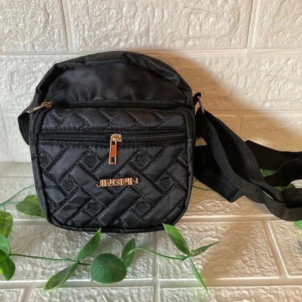 Zwart schoudertasje " Jingpin" Nieuw, Handtassen en Accessoires, Tassen | Damestassen, Ophalen of Verzenden, Nieuw, Zwart, Schoudertasje
