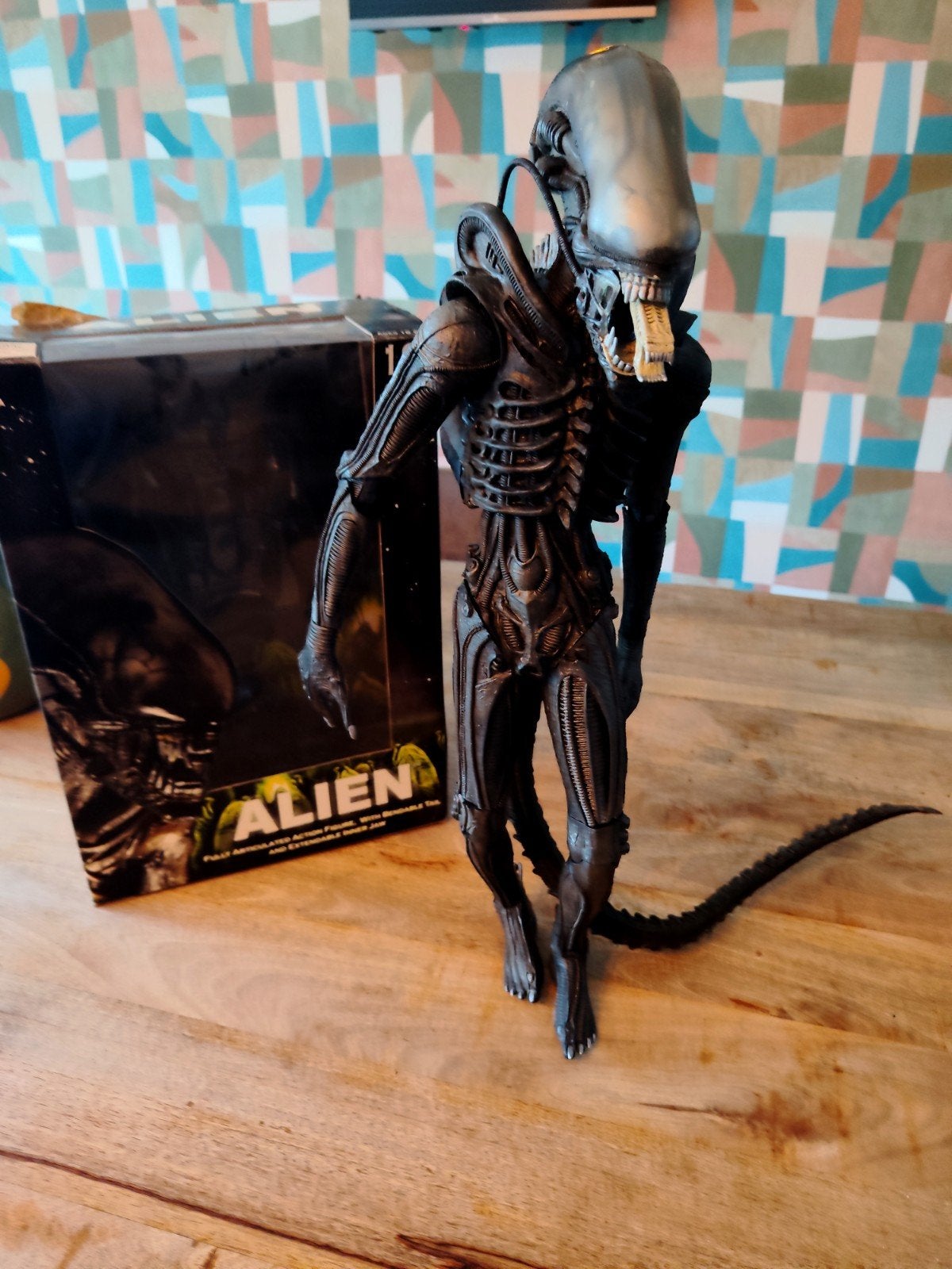 Figurine Rare Alien Xenomorph Big Chap 50cm NECA 1/4 - Très, Collections, Enlèvement ou Envoi, Film
