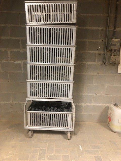 stockage bakken uit alu, Hobby en Vrije tijd, Ophalen, Gebruikt