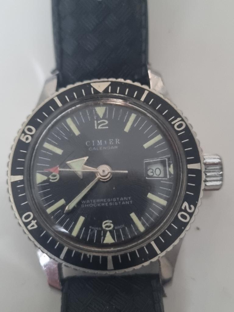 Cimier calendar 1960 duikhorloge, Ophalen