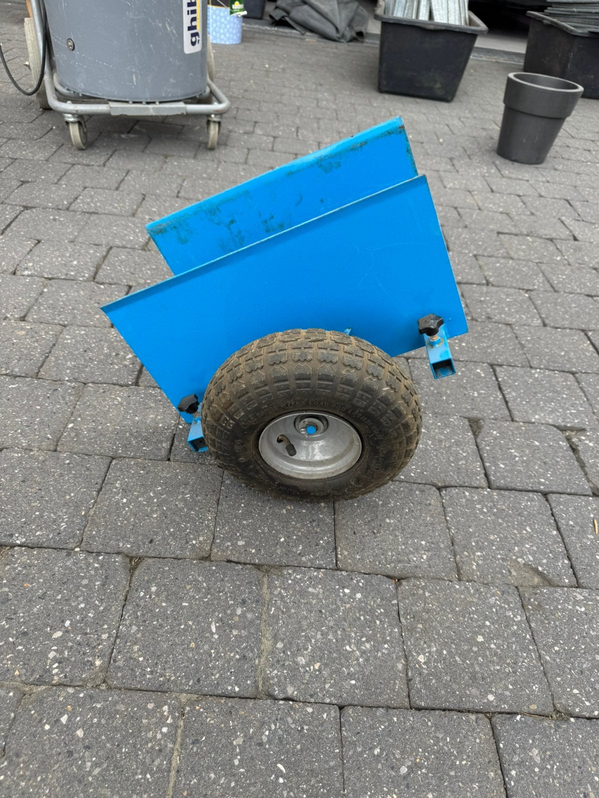 Balkenwagen / Profielwagen voor poutrellen, balken en buizen, Doe-het-zelf en Bouw, Ophalen, Zo goed als nieuw
