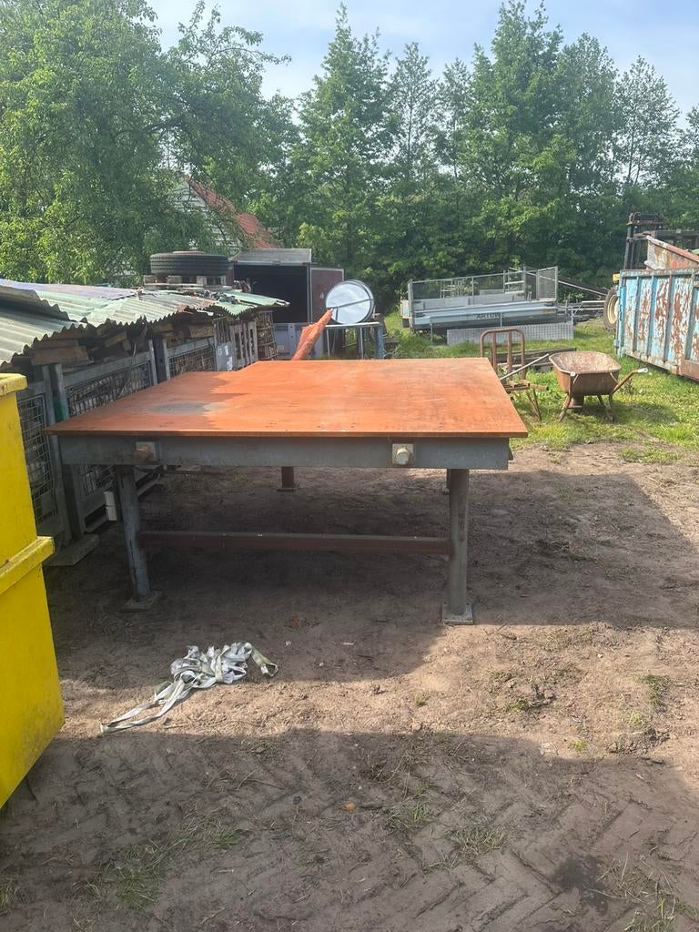 Professionele lastafel / werktafel staal zwaar model, Zakelijke goederen, Ophalen