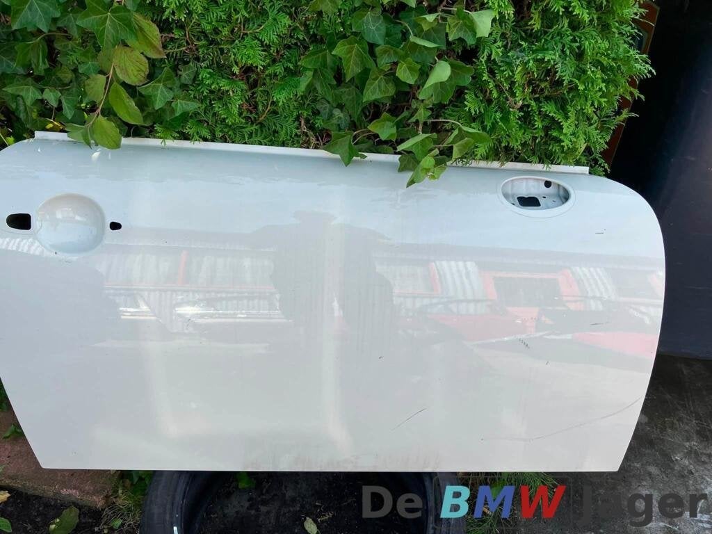 Portier rechtsvoor wit Mini R56 R55 R57 R58 41009628768, Gebruikt, Deur, Mini, Ophalen of Verzenden