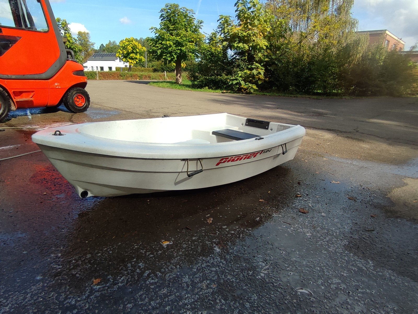 pioneer 8mini roei/motor bootje, Ophalen, Zo goed als nieuw