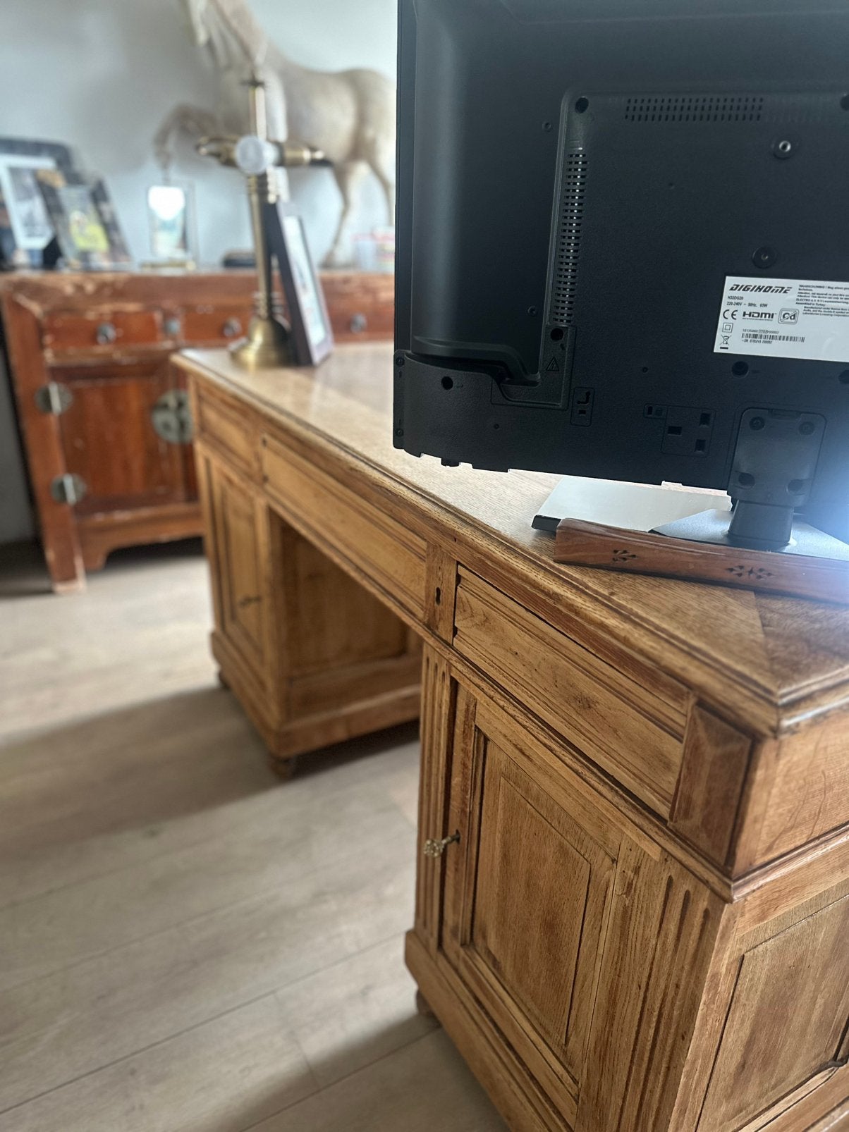 Bureau de notaire, Huis en Inrichting, Kasten | Dressoirs, Ophalen, 75 cm of meer, Eikenhout, Zo goed als nieuw