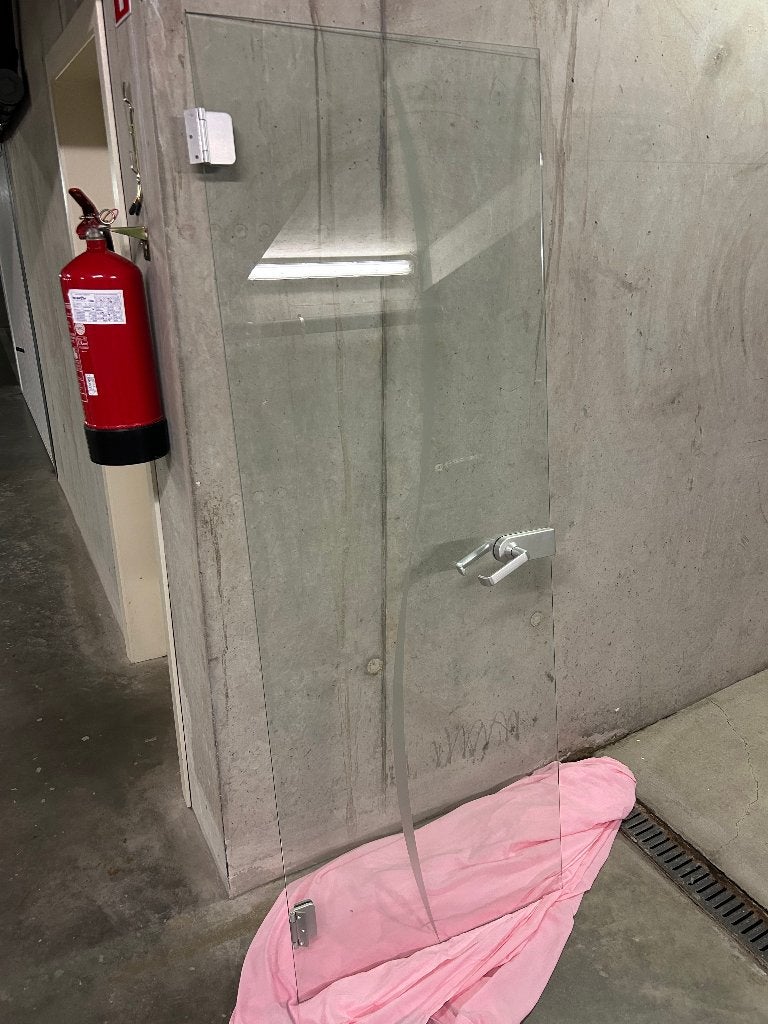 Glazen binnendeuren, Doe-het-zelf en Bouw, Ophalen, Gebruikt, Glas, Binnendeur