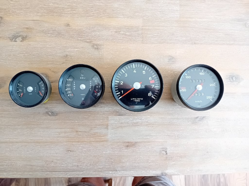Porsche911s dashboard klokken, Auto-onderdelen, Ophalen, Gebruikt, Porsche