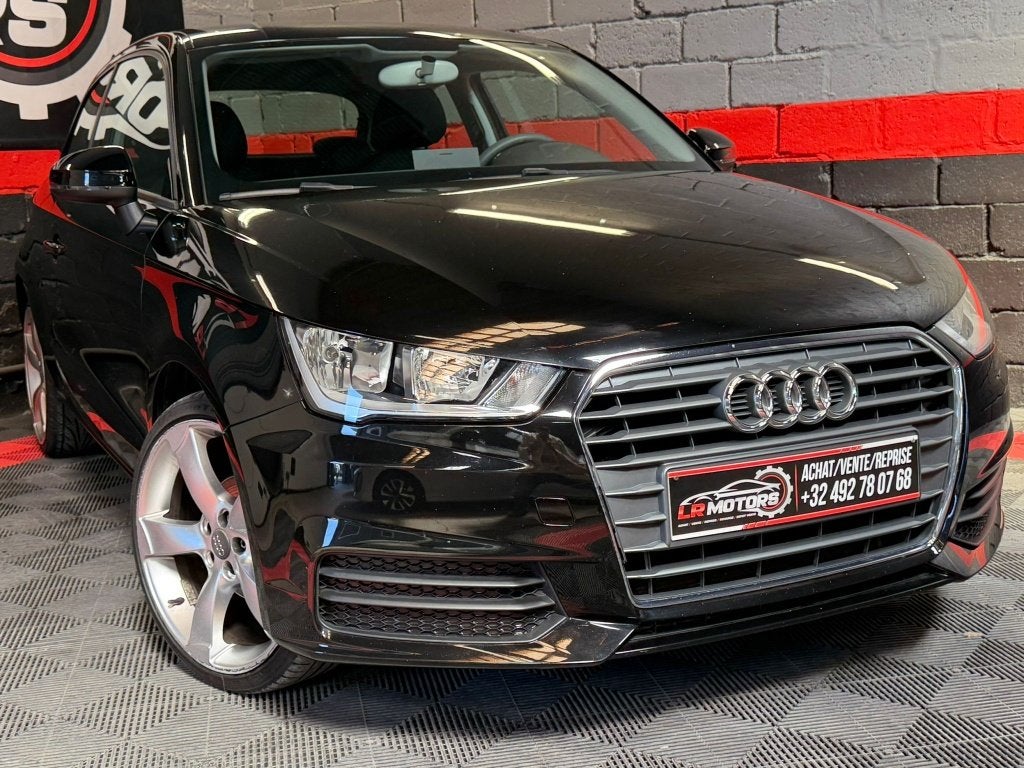 ** Audi A1 1.0 TFSI//SPORT//S-TRONIC **, A1, https://public.car-pass.be/vhr/9c100ae4-d1d7-4669-918d-92365cdff903, Zwart, Leder
