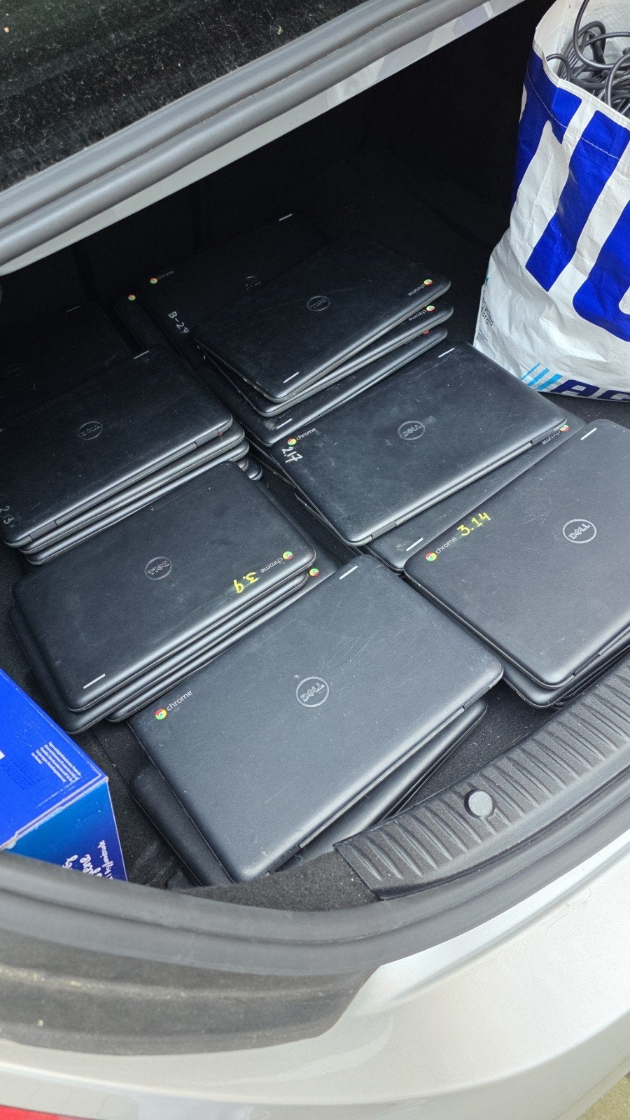 Dell Chromebook-bundels (3120, 3180) min. 10, Computers en Software, Ophalen, 4 GB of minder, Qwerty, Refurbished