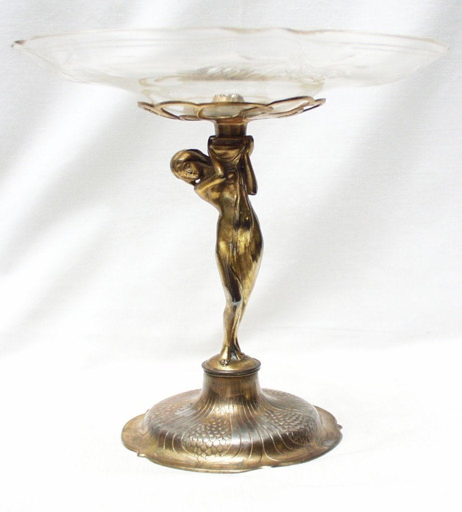 Art Nouveau fruitschaal - Orivit., Ophalen of Verzenden